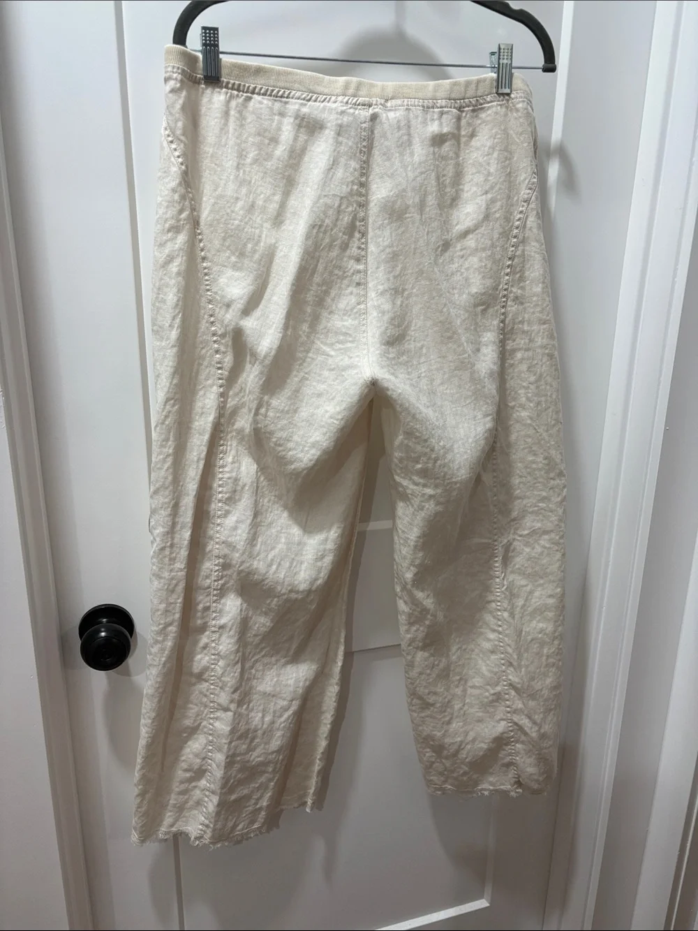 Women’s Cream Cargo Pants